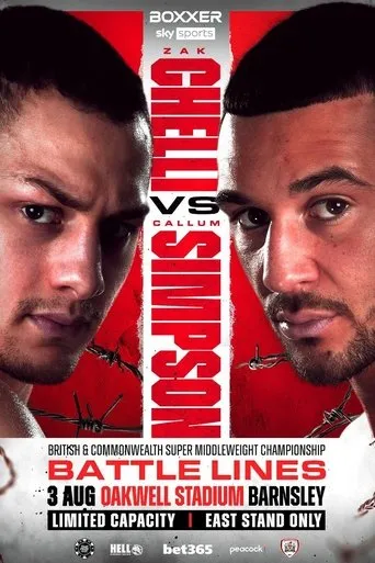 Póster de Zak Chelli vs. Callum Simpson