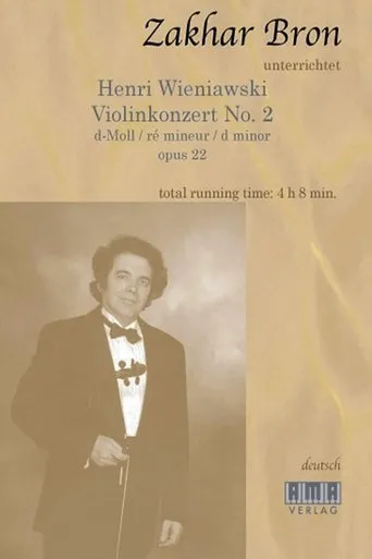 Póster de Zakhar Bron unterrichtet Henri Wieniawski, Violinkonzert No. 2