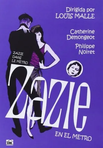 Póster de Zazie en el metro (1960) con Jacques Dufilho como Ferdinand Grédoux