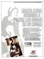 Póster de Marta a las ocho