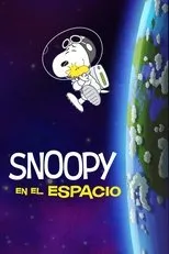 Póster de Snoopy en el espacio