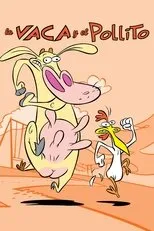 Póster de Vaca y Pollo