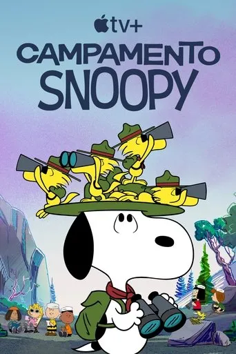 Póster de la serie Campamento Snoopy
