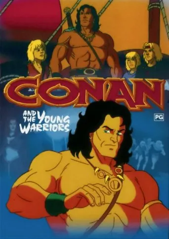 Póster de la serie Conan y los jóvenes guerreros