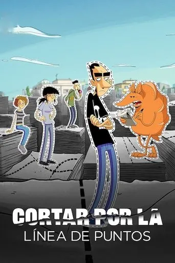 Póster de la serie Cortar por la línea de puntos