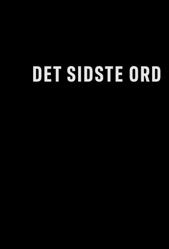 Póster de la serie Det sidste ord