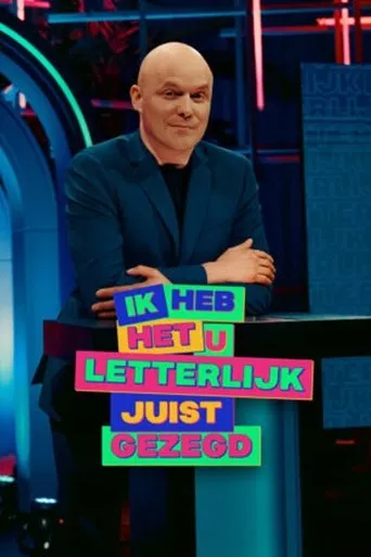 Póster de la serie Ik heb het u letterlijk juist gezegd