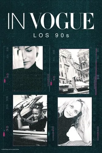 Póster de la serie In Vogue: los años 90