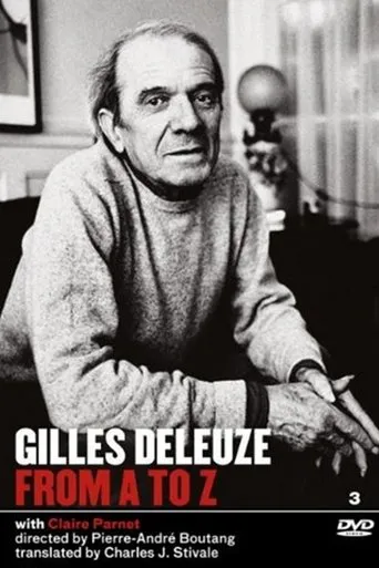 Póster de la serie L'Abécédaire de Gilles Deleuze