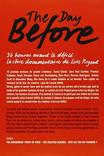 Póster de la serie Le Jour d'avant