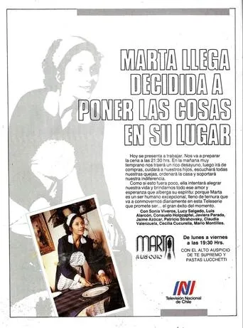 Póster de la serie Marta a las ocho