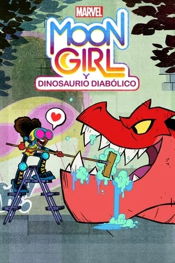 Póster de la serie Marvel's Moon Girl y Dinosaurio Diabólico