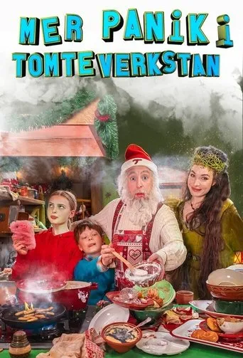 Póster de la serie Mer panik i tomteverkstan