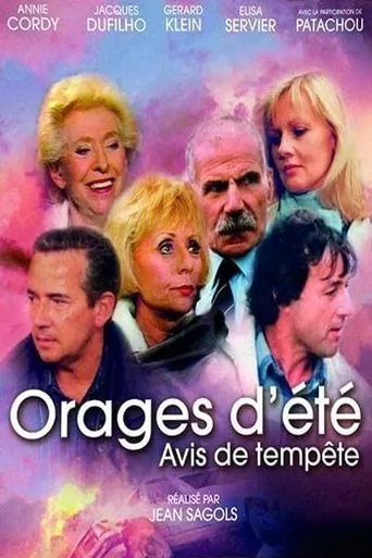 Póster de la serie Orages d'été, avis de tempête