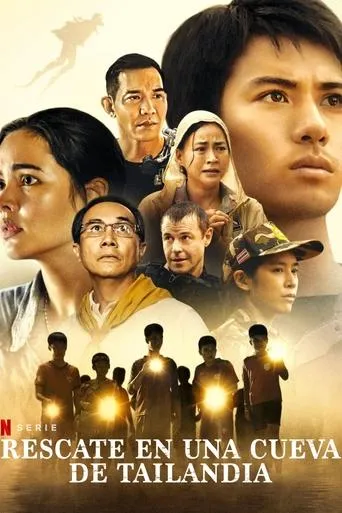 Póster de la serie Rescate en una cueva de Tailandia