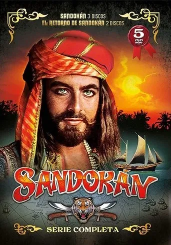 Póster de la serie Sandokan, el tigre de Malasia