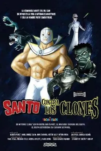 Póster de la serie Santo Contra los Clones