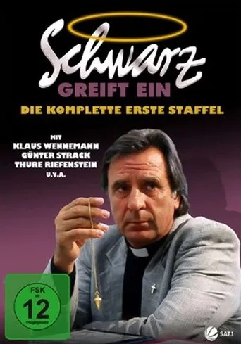 Póster de la serie Schwarz greift ein