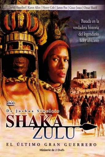 Póster de la serie Shaka Zulú, el último gran guerrero