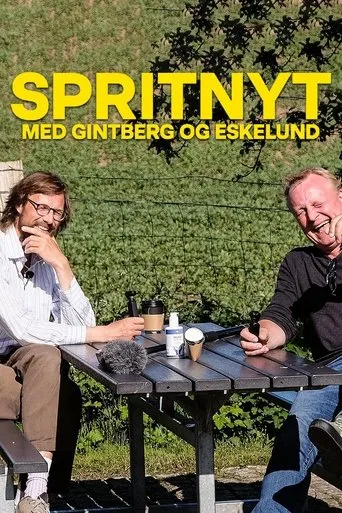 Póster de la serie Spritnyt - med Gintberg og Eskelund