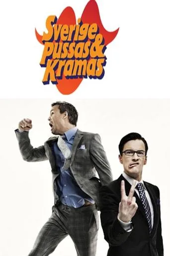Póster de la serie Sverige pussas och kramas