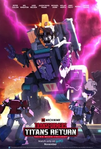 Póster de la serie Transformers: Titans Return