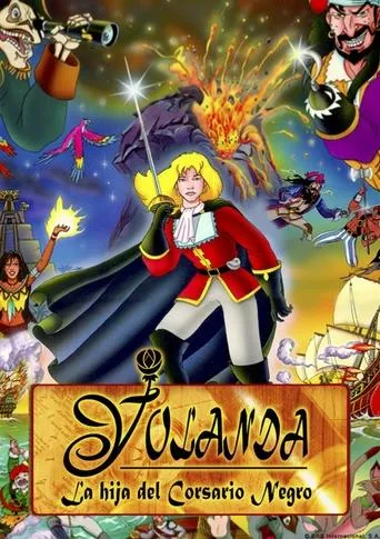 Póster de la serie Yolanda, la hija del Corsario Negro