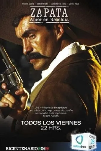 Póster de la serie Zapata. Amor en Rebeldía